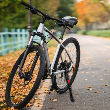 ПОДСТАВКА ДЛЯ НОГ РЕГУЛИРУЕМАЯ ПОДДЕРЖКА ДЛЯ ВЕЛОСИПЕДА ЗАДНЯЯ БОКОВАЯ ВЕЛОСИПЕДНАЯ АЛЮМИНИЯ