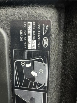 POLIČKA KUFRU LAND ROVER EVOQUE L551 R DYNAMIC KI8D2-46668
