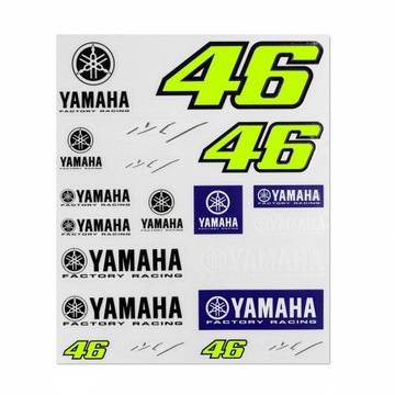 Наклейки VR46 Valentino Rossi Yamaha