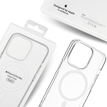 APPLE| Oryginalne przezroczyste etui iPhone 13 Pro Max Clear Case z MAGSAFE