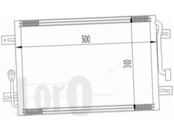 KONDENZÁTOR KLIMATIZACE FIAT PALIO 1.2 96-04 STRADA 99-06