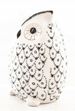 Керамическая фигурка совы в стиле бохо