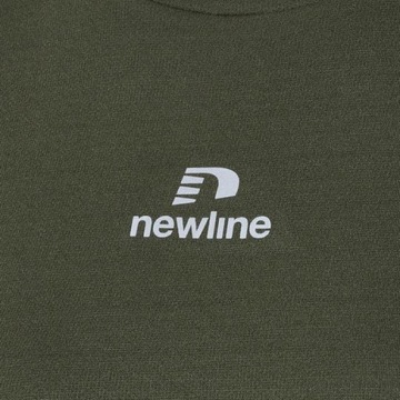 NEWLINE KOSZULKA SPORTOWA DŁUGI RĘKAW OKRĄGŁY DEKOLT LOGO YVC HMR__M
