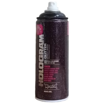 MONTANA HOLOGRAM GLITTER 400 ML LAKIER Z DROBINKAMI HOLOGRAM