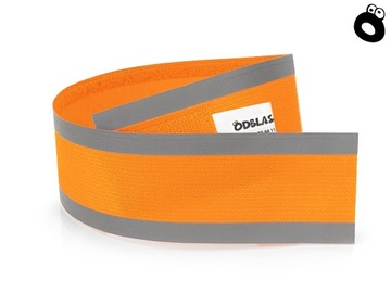 Светоотражающая повязка + ваш собственный логотип.