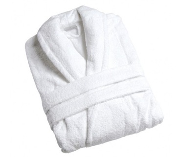 Szlafrok hotelowy frotte biały 100% bawełna XL