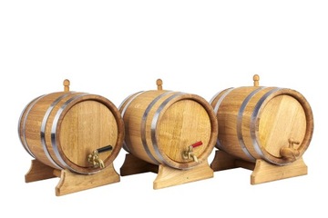 Дубовая бочка 10л для виски, самогона, вина, ликеров (с сертификатом ПЖ)