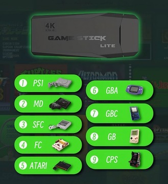 4K ИГРОВАЯ РЕТРО-КОНСОЛЬ РЕТРО-ТВ-КОНСОЛЬ ТВ-ИГРА 2 ПАДСА 20000GAMES
