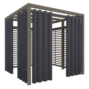 ZASŁONY OGRODOWE 155x260 DO ALTANY WODOODPORNE KOTARA ZASŁONA GOTOWA