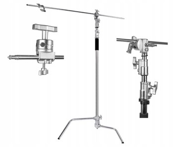 STATYW OŚWIETLENIOWY BOOM ŻURAW 140-300cm SOLIDNY