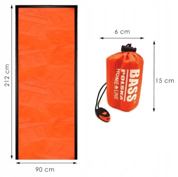 ТЕРМОСПАЛЬНЫЙ МЕШОК ВЫЖИВАНИЕ СПАСАТЕЛЬНОЕ ОДЕЯЛО ПАЛАТКА XXL