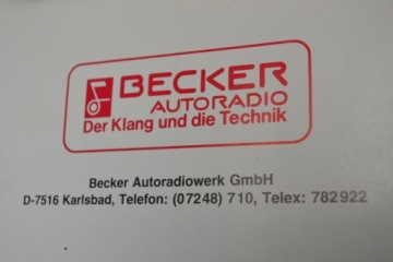 Радио Mercedes W126 Becker Grand Prix