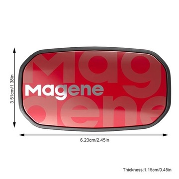 Magene pas tętna czujnik Bluetooth ANT+ rower bieganie do Polar Garmin