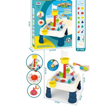 ПЕСОЧНИЦА С ВОДОЙ ДЛЯ ИГР НА ПИРАТСКОМ КОРАБЛЕ РЫБАЛКА МАТАДИ