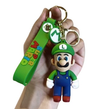 BRELOK DO KLUCZY BRELOCZEK ZAWIESZKA SUPER MARIO BROS LUIGI