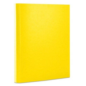 TECZKA Z RZEPEM OFFICE PRODUCTS, PP, A4/4CM, 3-SKRZ., ŻÓŁTA