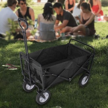 Переносная складная тележка, регулируемая ручка,