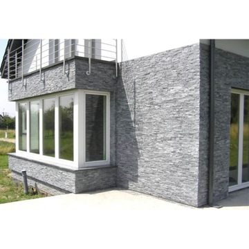 Stackstone Crystal Black Мраморная стеновая панель 10x36