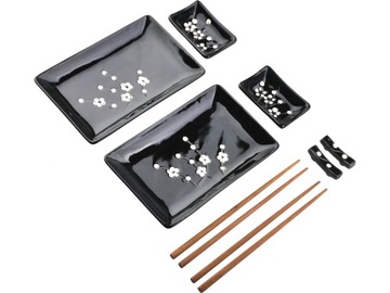 ЧЕРНЫЙ Суши-набор на 2 персоны - 8 элементов