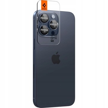 Osłona na aparat Spigen Optik Pro EZ do iPhone 15 Pro / 15 Pro Max / 14 Pro