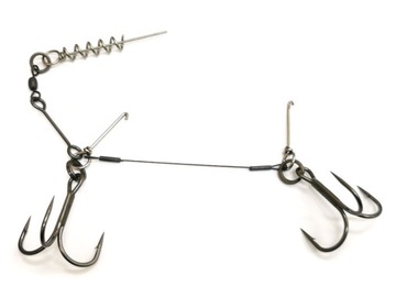 Dozbrojka Savage Gear Titanium Corkscrew 2x 2/0 - 23kg 1szt