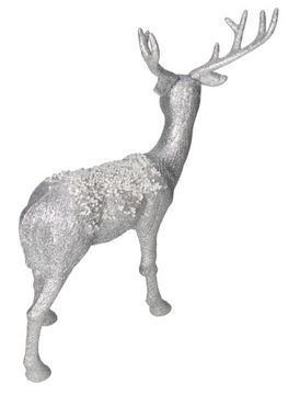 ФИГУРКА ОЛЕНЯ С БЛЕСКАМИ, ЦЕНТР ДЕКОРАЦИЙ XXL