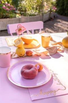 SERWETKI PAPIEROWE JEDNORAZOWE KOROLOWE HAPPY BIRTHDAY NA URODZINY 33CM X12