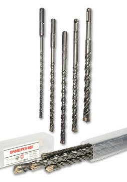 Wiertła do betonu SDS+ 6,8,10,12,14 x 210 mm WERHE