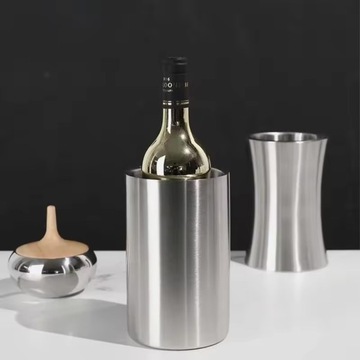 ОХЛАДИТЕЛЬ для контейнера для бутылок шампанского, вина, нержавеющая сталь, ТЕРМАЛЬНЫЙ