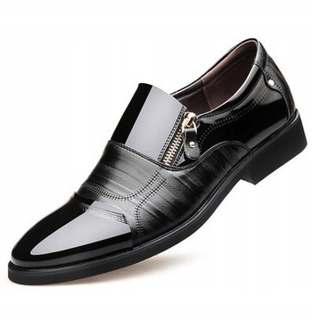 ELEGANCKIE BUTY MĘSKIE WIZYTOWE SKÓRZANE 38-48