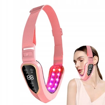 МАССАЖЕР ДЛЯ ЛИЦА V ПОДБОРОДОК ЛИФТИНГ LED THERAPY 2в1 - Инструмент