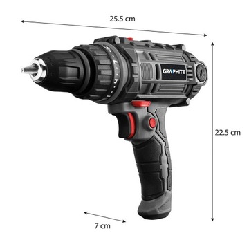 ГРАФИТОВЫЙ 58G793 ДРЕЛЬ/ОТВЕРТКА 300W КОРПУС