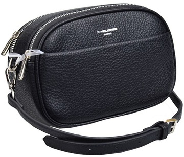 DAVID JONES Torebka Damska Listonoszka pasek LOGO crossbody