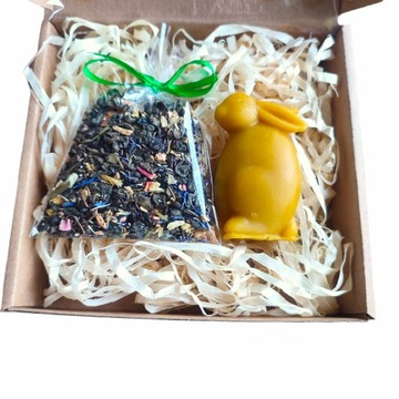 Пасхальный набор Чайная свеча Заяц Подарок Прекрасный подарок