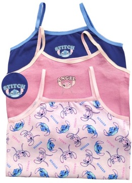 DISNEY podkoszulki 3-pak STITCH ANDZIA 122 6-7lat