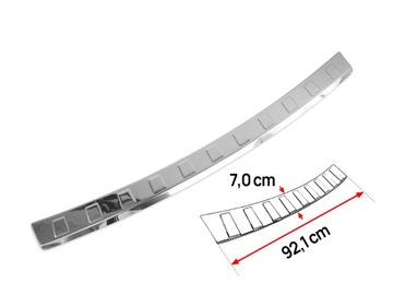LIŠTA NA NÁRAZNÍK MERCEDES C W204 2007-2011 KOMBI