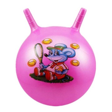 РУЧКА С РОГАМИ ДЛЯ прыжкового мяча - ЗЕЛЕНАЯ