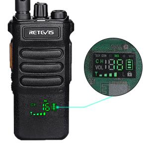 Retevis RT86 Walkie Talkie Long Distance ze Słuchawkami, 2600mAh Radio