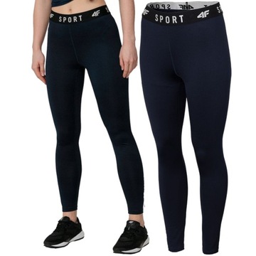 ND05_S11181-M H4Z22 SPDF351 31S Legginsy funkcyjne damskie 4F granatowe