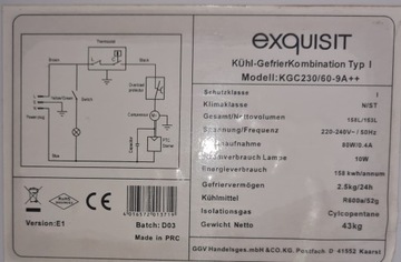 ЭКСКЛЮЗИВНЫЙ ХОЛОДИЛЬНИК/МОРОЗИЛЬНИК (LU 19)