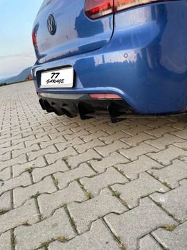 ЗАДНИЙ Диффузор VW GOLF MK6 r20 Глянцевый