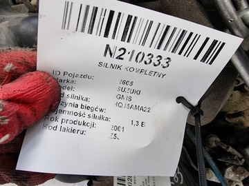 MOTOR KOMPLETNÍ M13A-1044633 SUZUKI IGNIS