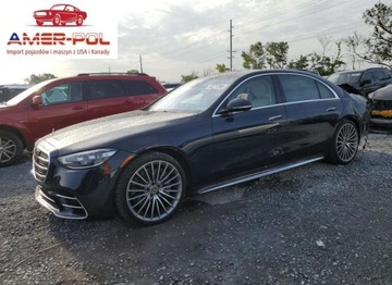 Mercedes Klasa S W223/V223 2023 Mercedes-Benz Klasa S 500 4Matic 2023 3.0l 3.0 Benzyna 429KM