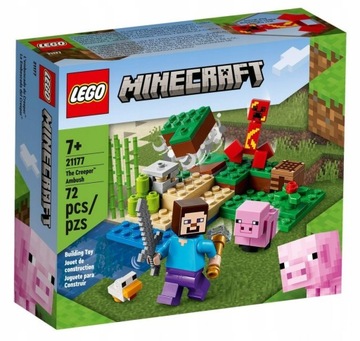 Klocki LEGO Minecraft 21177 Zasadzka Creepera