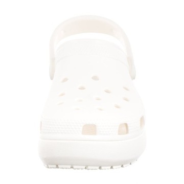 Buty Klapki Damskie na Platformie Crocs Classic Platform 206750 Białe