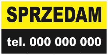 Baner Reklamowy Solidny 2m x 1m Sprzedam/Kupię