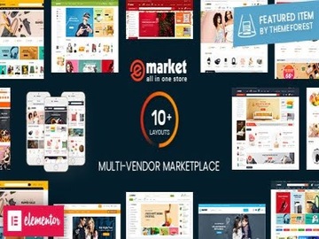 Szablon eMarket - Multi Vendor MarketPlace WP