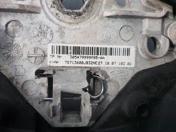 FORD S-MAX MK1 07r KIEROWNICA SKÓRA ŁADNA