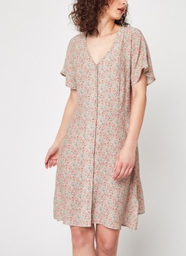 Sukienka rozkloszowana kwiaty / NA-KD / 34/XS