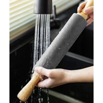 Силиконовая кондитерская доска + скалка Большой коврик Набор XXL Кухонный силикон для теста